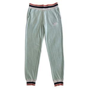 Nike Mint Green Terry Joggers Size XS